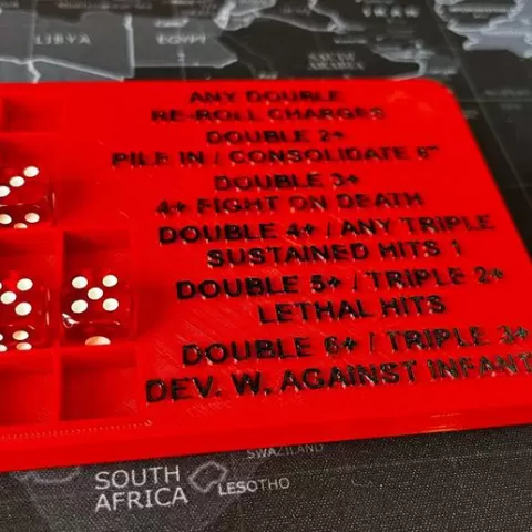 2025 CODEX - WORLD EATERS BLESSINGS DICE TRACKER