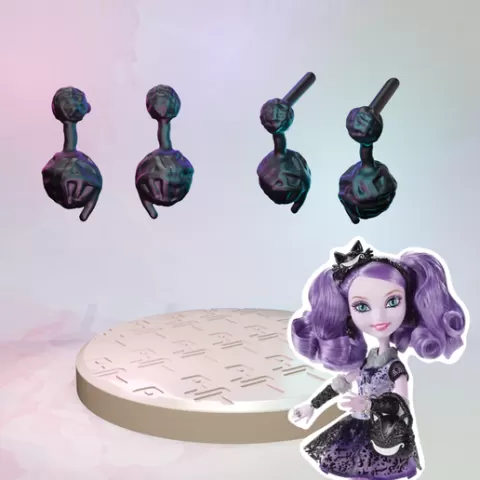 Ever After High Basic/First Chapter Kitty Cheshire doll earrings replacement