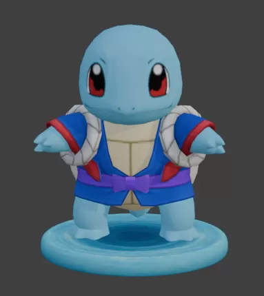 Squirtle - Pokébuki Warrior Style