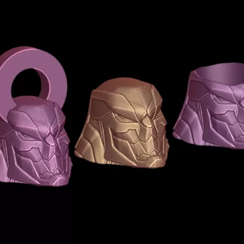 Venom, Agent VEnom, Mister Knight, Head Sculpt Bust Vase Keychain for 3d printing, Gift for birthday