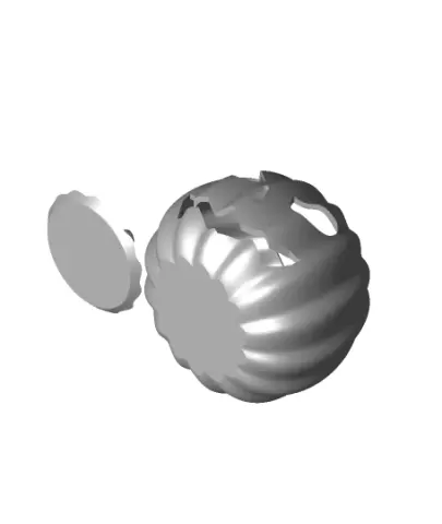 3D Printable Jack-O-Lantern