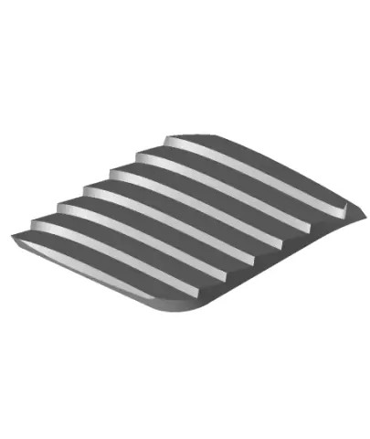 Mini Animated Series Batmobile - Grill Right