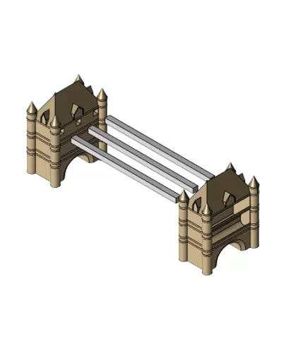 Monitor Stand - Tower Bridge London v3