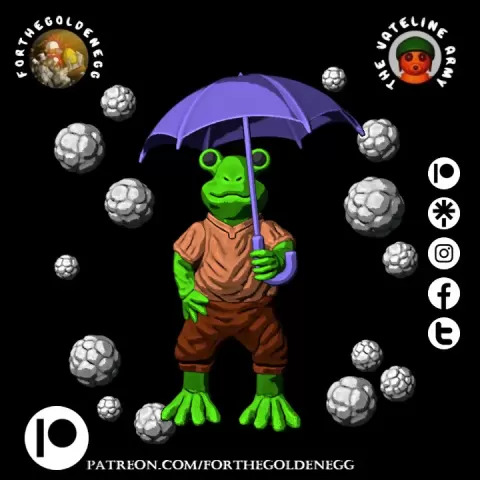 Rainy Frog - ForTheGoldenEgg