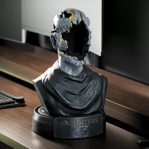 Curator Bust of Clair Obscur Expedition 33 Expedition 33 - Final Boss Bust Renoir - Final Boss - Expedition 33 - Renoir