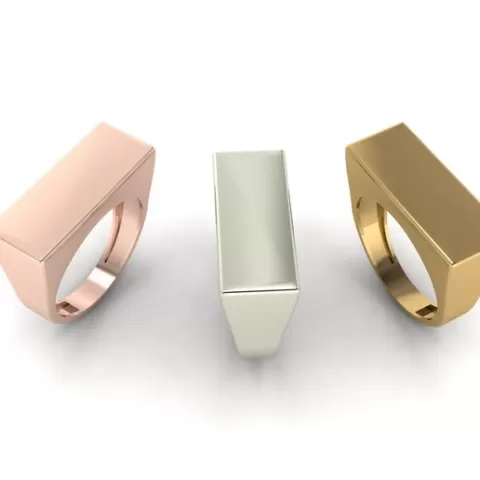 Simple rectangular ring