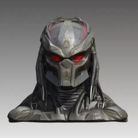 Predator statue detailed