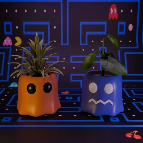 Planter PAC-MAN Ghosts Bundle