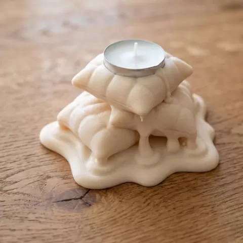 Tasseled Pillow Candle Cup 🛏️🕯️