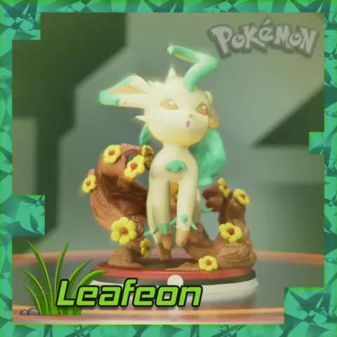 Pokemon: Leafeon Diorama