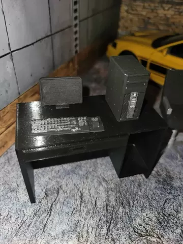 1/24 电脑桌 B - Vendetta3Diorama