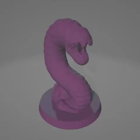 D&D 28mm Worm