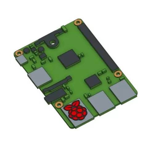 RASPBERRY PI BOARD KEYCHAIN