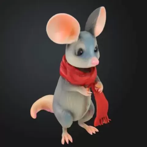 Cute Mouse figurine - CuriuM