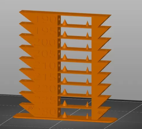 Temp Tower PLA Prusa Mini Starting high to low temp