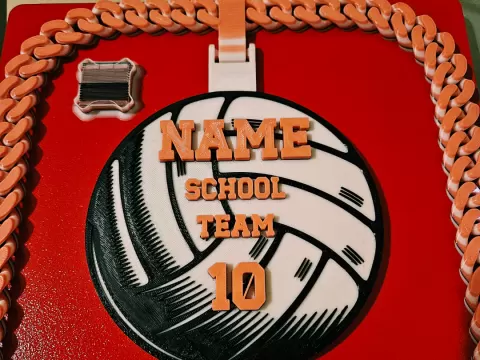 Custom Volleyball Hype Chain