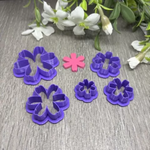 FLOWER CUTTER. FLOWER CLAY CUTTER
