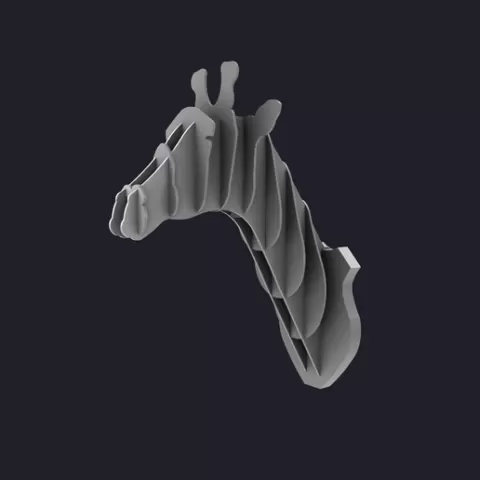 Giraffe Head 3D MODEL