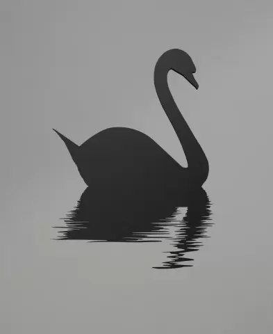 Swan Wall Art - Ri0m0