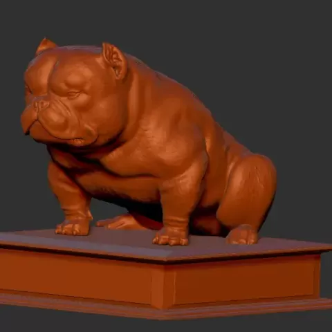 Exotic bully sitting - planeta3dhcy