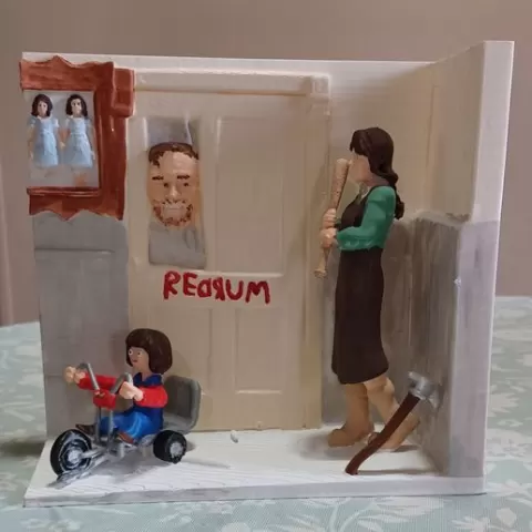 The Shining Diorama Jack Torrance (Jack Nicholson) Wendy (Shelley Duvall) Danny Torrance