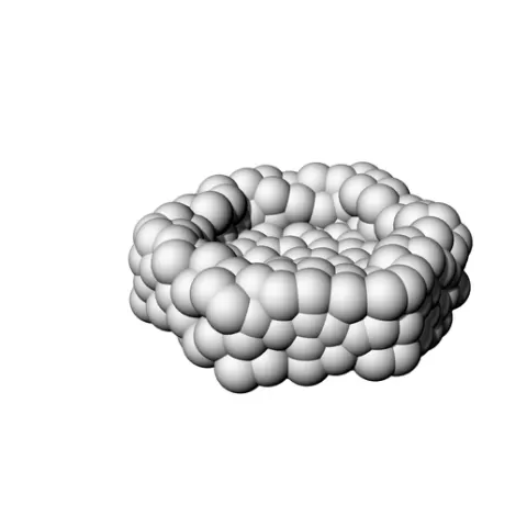 cloud-style dinnerware plate with large spheres 6