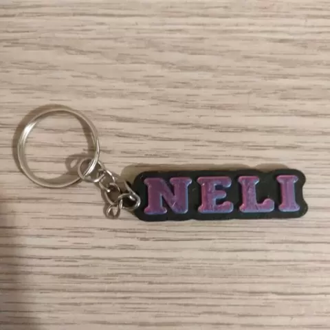 Neli Name Key Ring