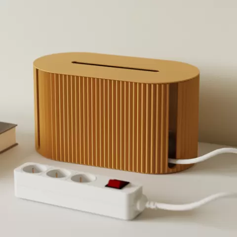 Cable Management Box - Zigzag pattern - Cable Storage Collection
