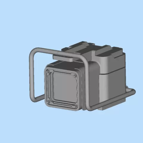 196wxx - Detailed Modification Parts Scanning Laser Head Assembly 06 - Miniature Parts Model