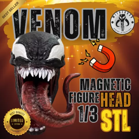 Venom - Magnetic Figure Head