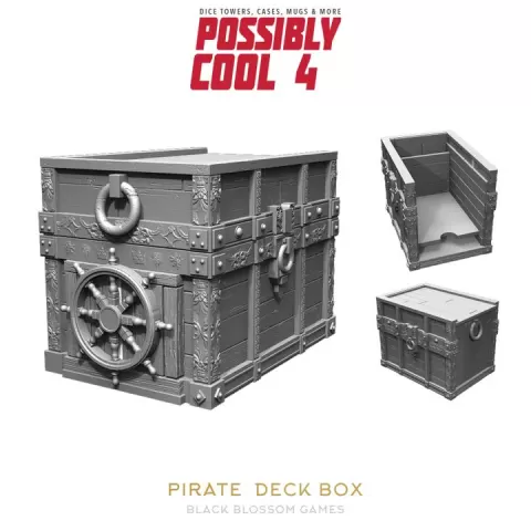 DH01T09 Pirates Deck Box :: Cool Dice Towers 4 :: Black Blossom Games by Black Blossom Games