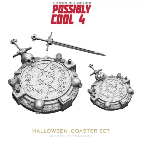 T4CS01 Excalibur Coaster :: Cool Dice Towers 4 :: Black Blossom Games by Black Blossom Games