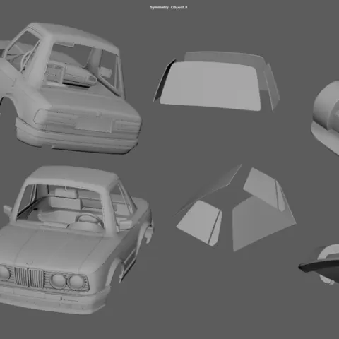 DIECAST BMW E30 - MODEL KIT CAR