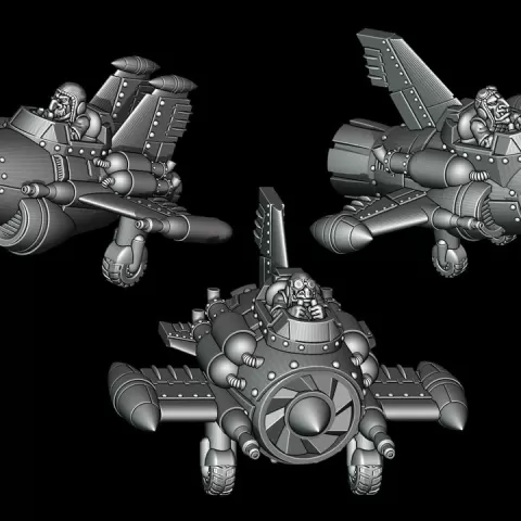 Space goblin fighter jets by Red Nebular
