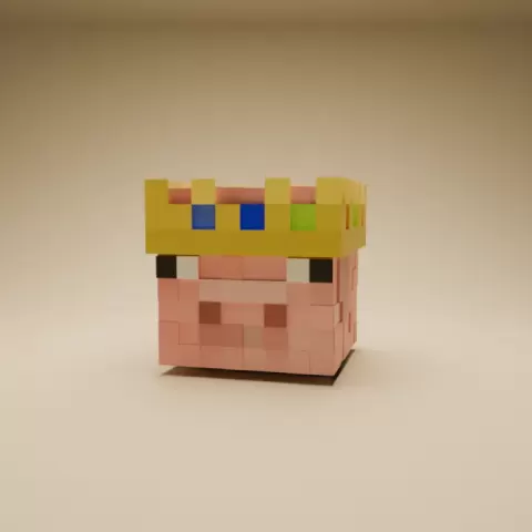 Technoblade Head Minecraft - PixieClub