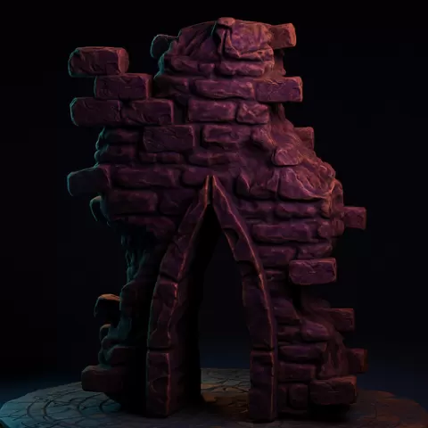 CRUMBLED WALL SCATTER TERRAIN 2
