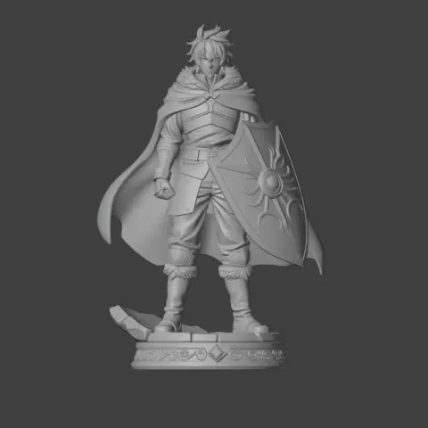Naofumi Iwatani The Rising of the Shield Hero Anime Action - 3DImpresions