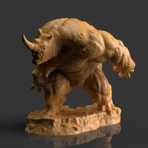 Rhino Marvel Statue - Ha333aP