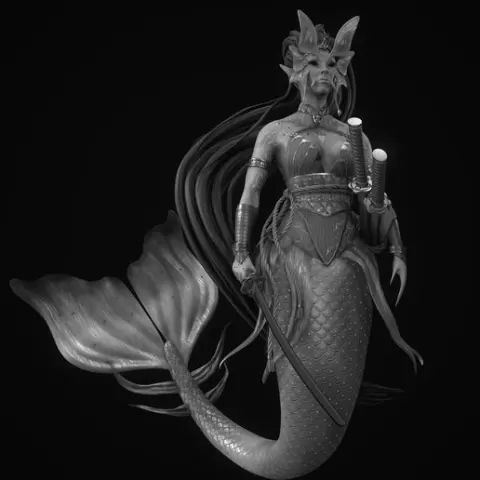 Mermaid 3D Model