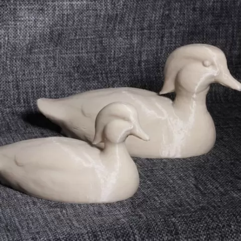 Wood duck figure