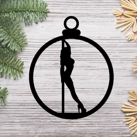 Pole dance Tree decoration