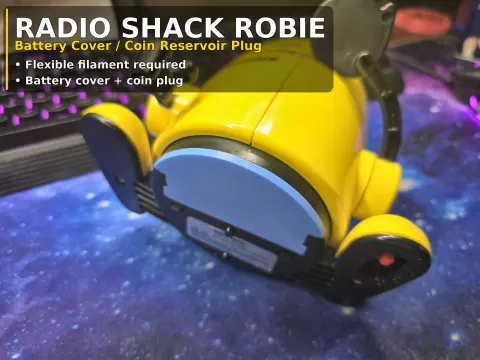 Radio Shack Robie - Replacement Battery Cover