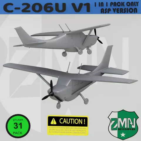 C-206U ( SINGLE ASP) STYLE-B - Z-MAN DEVELOPERS
