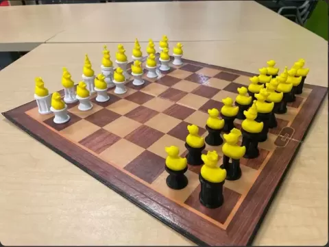 Pawns for Duck chess - Caleb Artz