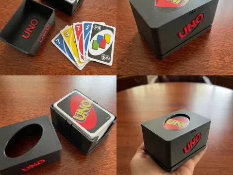 contenitore scatola box holder carte uno card