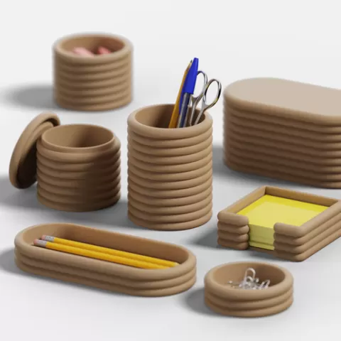 EXTRUSION Collection - Desk Organizer Set