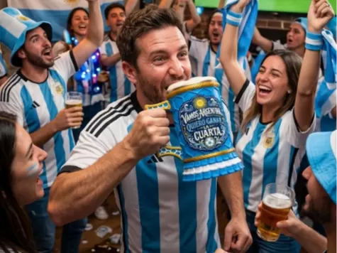 Parche Beer Chop Argentina La Cuarta Mundial 2026
