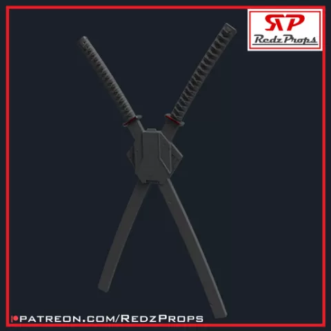 Deadpool 2 Katana & Sheath Cosplay Prop