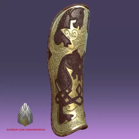 Theoden Shin Armor lord of the rings 3D DIGITAL DOWNLOAD - CeredirDesign