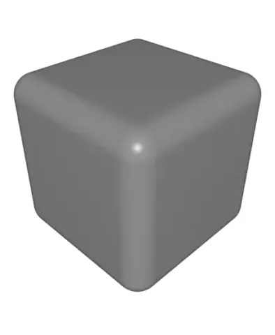Rounded cube